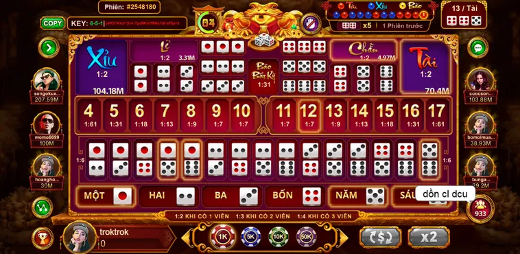 Chinh Phục Thử Thách Cùng Table Game Sicbo Tài Phú Tại VaoBet Siêu Hấp Dẫn