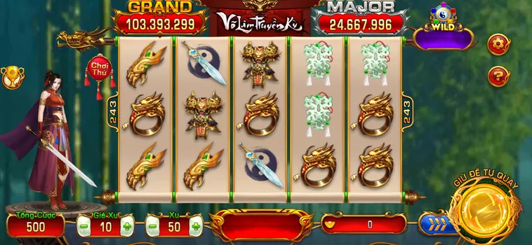 Đắm Chìm Trong Thế Giới Slot Game Võ Lâm Truyền Kỳ Tại VaoBet Thưởng Lớn